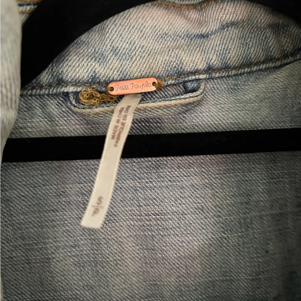 Free People Light blue Denim Jacket - Picture 6 of 6